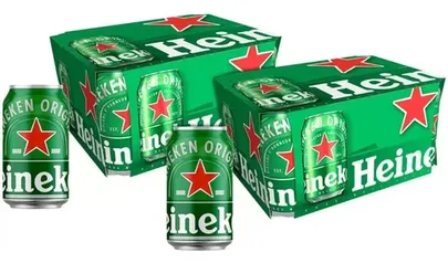 Cerveja Puro Malte Lager Premium Com 8 Latas 269ml Heineken