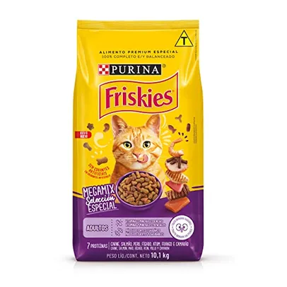 Ração Gatos Adultos Friskies Megamix 10,1kg