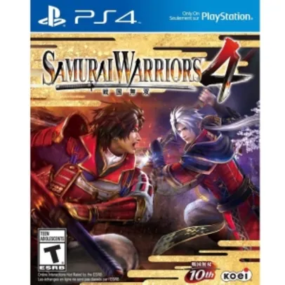 [Extra] Jogo Samurai Warriors 4 - PS4 - R$30