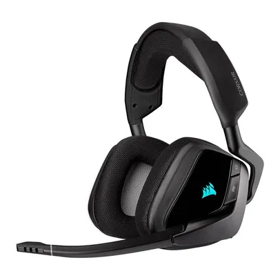 Headset Gamer Corsair Void RGB Elite Wireless Carbon 7.1 Drivers 50mm, CA-9011201-NA