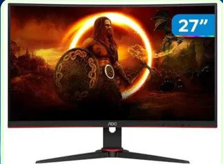 Monitor Gamer Curvo 240Hz Full HD 27” AOC - Legend C27G2ZE 2 HDMI 1 DisplayPort 0,5ms 