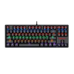 Teclado Gamer Mecânico USB Daksa Redragon K576R Rainbow Switch Outemu Azul - R$264