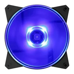 VENTOINHA COOLER MASTER MASTERFAN MF120L 120MM LED AZUL | R$ 29