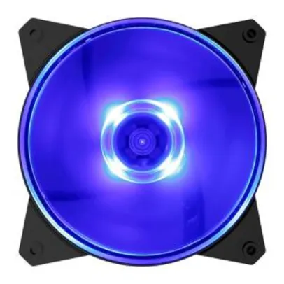 VENTOINHA COOLER MASTER MASTERFAN MF120L 120MM LED AZUL | R$ 29