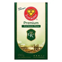 3 Corações Café Torrado E Moído Estrada Real Premium À Vácuo 250G