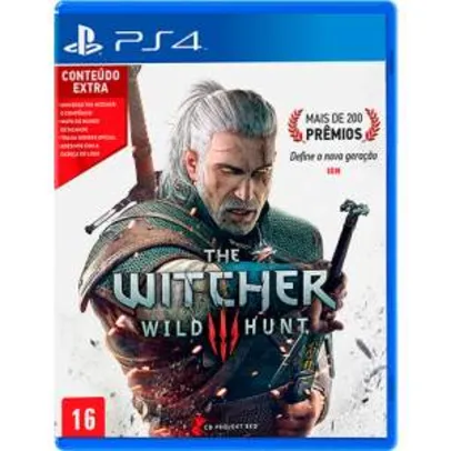 [Americanas] Game - The Witcher 3: Wild Hunt - PS4 - R$107,91