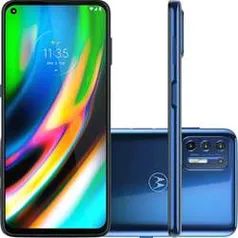 Smartphone Motorola Moto G9 Plus 128GB XT2087-1 Dual Chip Android 10.0 Tela 6,8" Azul Índigo