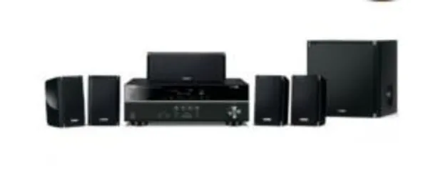 Home Theater Yamaha In A Box YHT-1840BL Bivolt Preto 600W RMS com 5.1 Canais R$1709