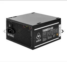 Fonte Mancer Thunder 600W 80 Plus Bronze, MCR-THR600-BL01