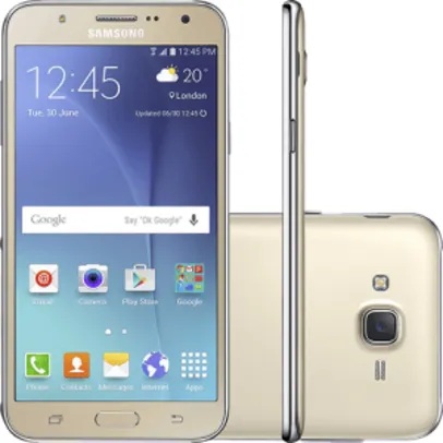 Saindo por R$ 764,15: Samsung Galaxy J7 Duos Dual Chip Android 5.1 Tela 5.5" 16GB 4G Câmera 13MP - Dourado | Pelando