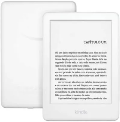Saindo por R$ 349: Kindle 10a. geração com iluminação embutida – Cor Branca | Pelando