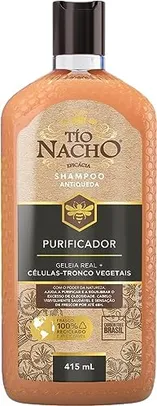 [PRIME] Tio Nacho - Shampoo Purificador combate e equilibra a oleosidade, 415ml, Cabelos visivelmentes mais saudáveis