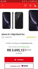 IPHONE XR 128 GB - R$ 3.195,00 (BOLETO)