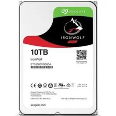 HD Seagate SATA 3,5´ IronWolf NAS 10TB 7200RPM 256MB Cache SATA 6Gb/s - ST10000VN0004