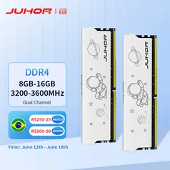 Memória Ram Juhor DDR4 32GB (2x16GB) - 3200mhz