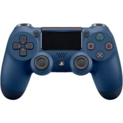 Controle Sony Dualshock 4 PS4, Sem Fio, Azul - CUH-ZCT2U | R$260
