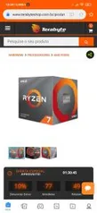 Processador AMD Ryzen 7 3700x 3.6GHz (4.4ghz Turbo) | R$ 1989