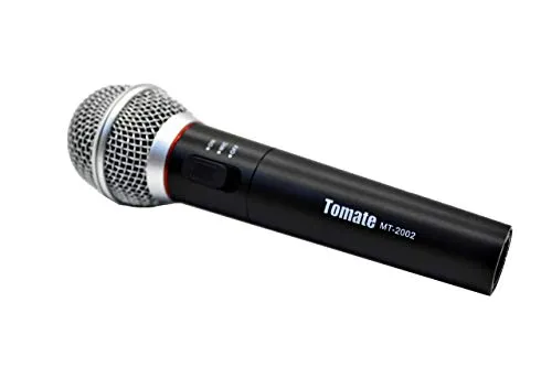 Microfone Sem Fio Profissional Tomate Mt-2002 Novo