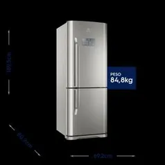 [PayPal] Refrigerador Bottom Freezer Electrolux de 02 Portas Frost Free 454 Litros Painel Eletrônico Inox - DB53X