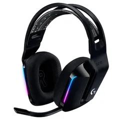 Headset Gamer Sem Fio Logitech LIGHTSPEED G733 - Preto