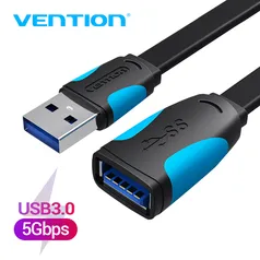 [Novos usuários]Vention Usb 3.0 Macho x Femea  5Gbps 1.5 MTS