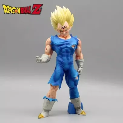 [App/Taxa inclusa] Action Figure Majin Vegeta, Dragon Ball Z, 20 CM - Colecionável Detalhado, Boneco