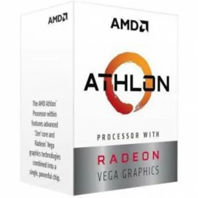Processador AMD Athlon 200GE 3.2GHz AM4 Cache 5MB por R$ 289