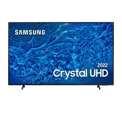 Smart TV Samsung 85" Crystal UHD 4K 85BU8000 2022 Dynamic Crystal Color Design Air Slim