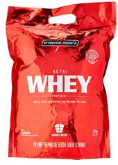 Nutriwhey Pouch 1.8Kg Morango, Integralmedica