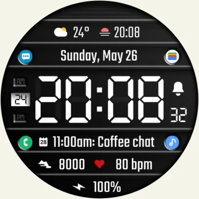 DADAM75 Digital Watch Face – WearOs