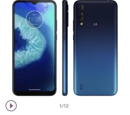 Smartphone Motorola Moto G8 Power Lite 64GB Azul - 4G Octa-Core 4GB RAM 6,5” Câm. Tripla + Selfie 8MP