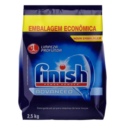 Saindo por R$ 54,98: Detergente em Pó para Lava-Louças Advanced Finish Power Powder Pacote 2,5kg | Pelando
