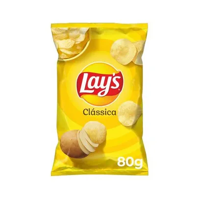 Batata Frita Lisa Clássica Lays Pacote 80g