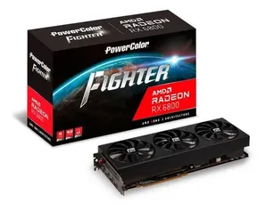 Placa de vídeo AMD PowerColor  Fighter Radeon RX 6800 Series RX 6800 AXRX 6800 16GBD6-3DH/OC OC Edition 16GB