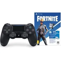 Sony Dualshock 4 (CUH-ZCT2U) + Voucher Fortnite Pacote de Neo Versa