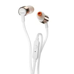 Fone de Ouvido In Ear JBL T210RGD USB Rosé Gold