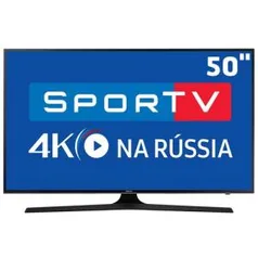 Smart TV LED 50" 4K Samsung 50MU6100 com HDR Premium - R$2564