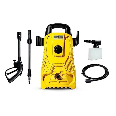 Lavadora de Alta pressão Kärcher Compacta 1500 PSI/Libras 1200W 300L/h com Aplicador de Detergente e Lança Regulável 127v