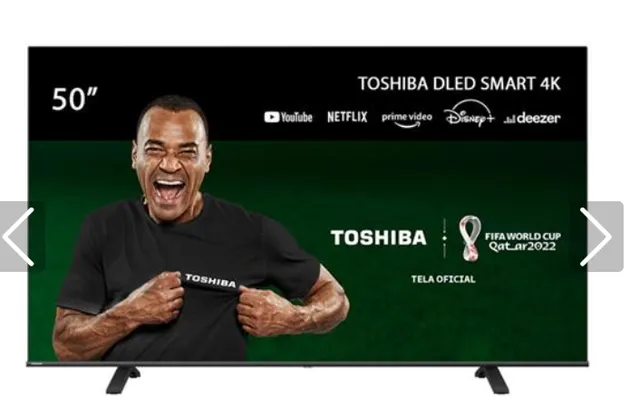 [AME R$ 1565] Smart TV DLED 50'' 4K Toshiba - TB012M