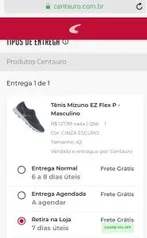 Tênis Mizuno EZ Flex P - Masculino (nº 41 ao 43) - R$ 128