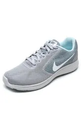 TÊNIS NIKE REVOLUTION 3 CINZA/BRANCO - Feminino - R$143,89