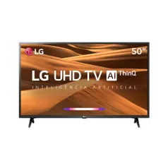 Smart TV Ultra HD 4K LED 50” LG 50UM7360 + Smart Magic | R$1.664