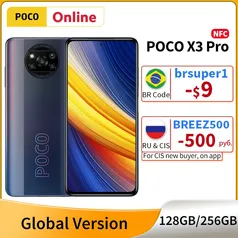 Smartphone POCO X3 Pro, versão global, 6gb, 128gb | R$1140