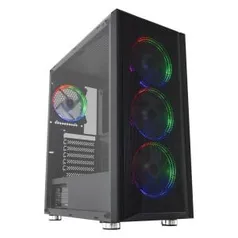 Gabinete Gamer Concórdia Tower Com 4 Fans Inclusos - R$339