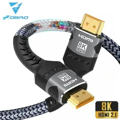 [APP/Taxa Inclusa] Cabo HDMI 2.1 8K 60Hz 4K 120Hz 48Gbps 