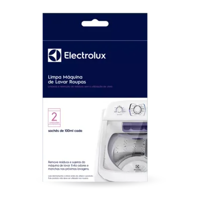 Limpa Máquina de Lavar Roupas Electrolux 200ml Remove Sujeiras e Residuos