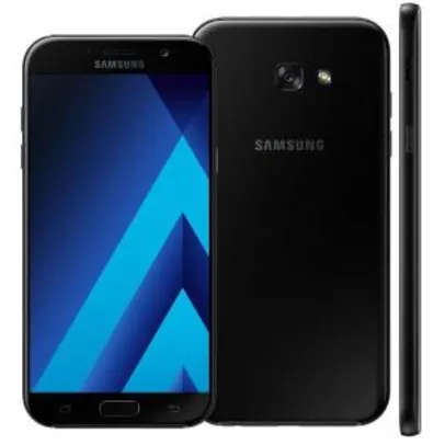 Smartphone Samsung Galaxy A7 2017 A720F/DS Preto com 32GB - R$ 1092