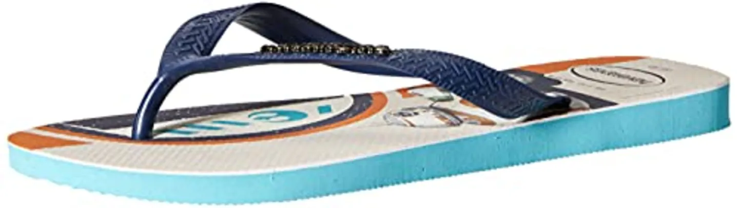 (PRIME) Chinelo Star Wars, Havaianas, Adulto Unissex, Azul, 37/38