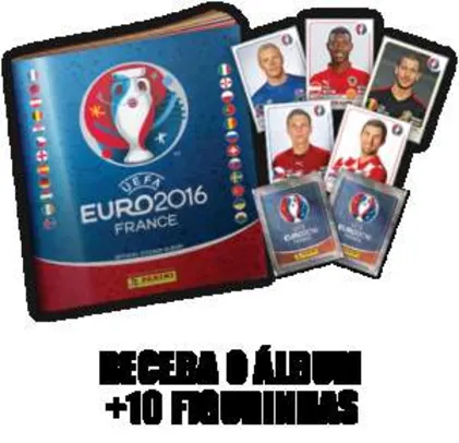 [Torcida Panini] Album de Figurinhas UEFA 2016 + 10 Figurinhas - Grátis