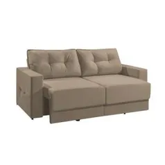 [AME 50%] Sofá 3 Lugares Retrátil Lubeck Suede R$ 630